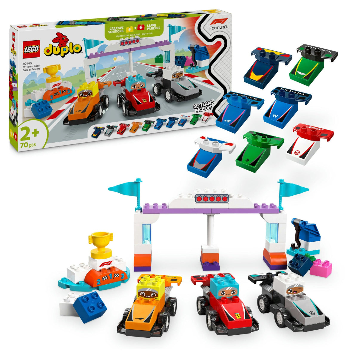 LEGO 10445 DUPLO AUTO DA CORSA TEAM F1