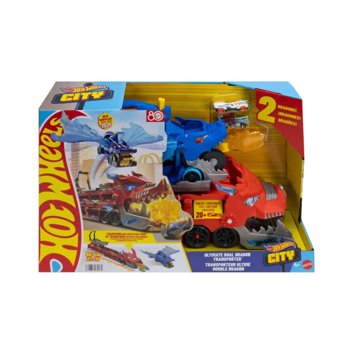 HOTWHEELS CITY DRAGO TRASP.JBM72