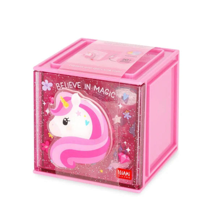 ADJUSTABLE DESK ORGANISER - CUTIE CUBE - UNICORN