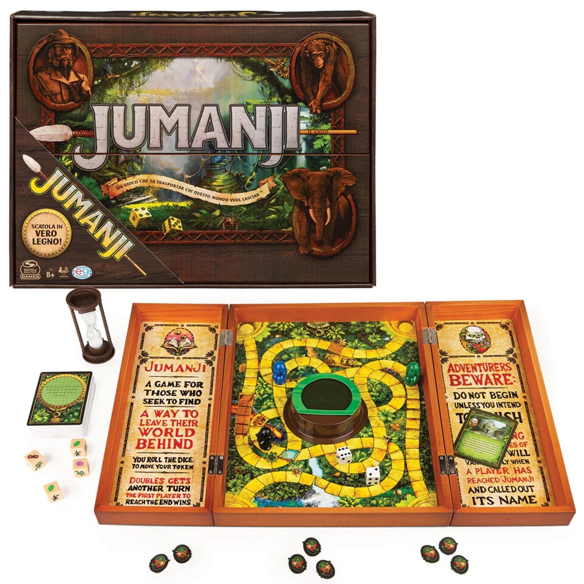 JUMANJI in cartone