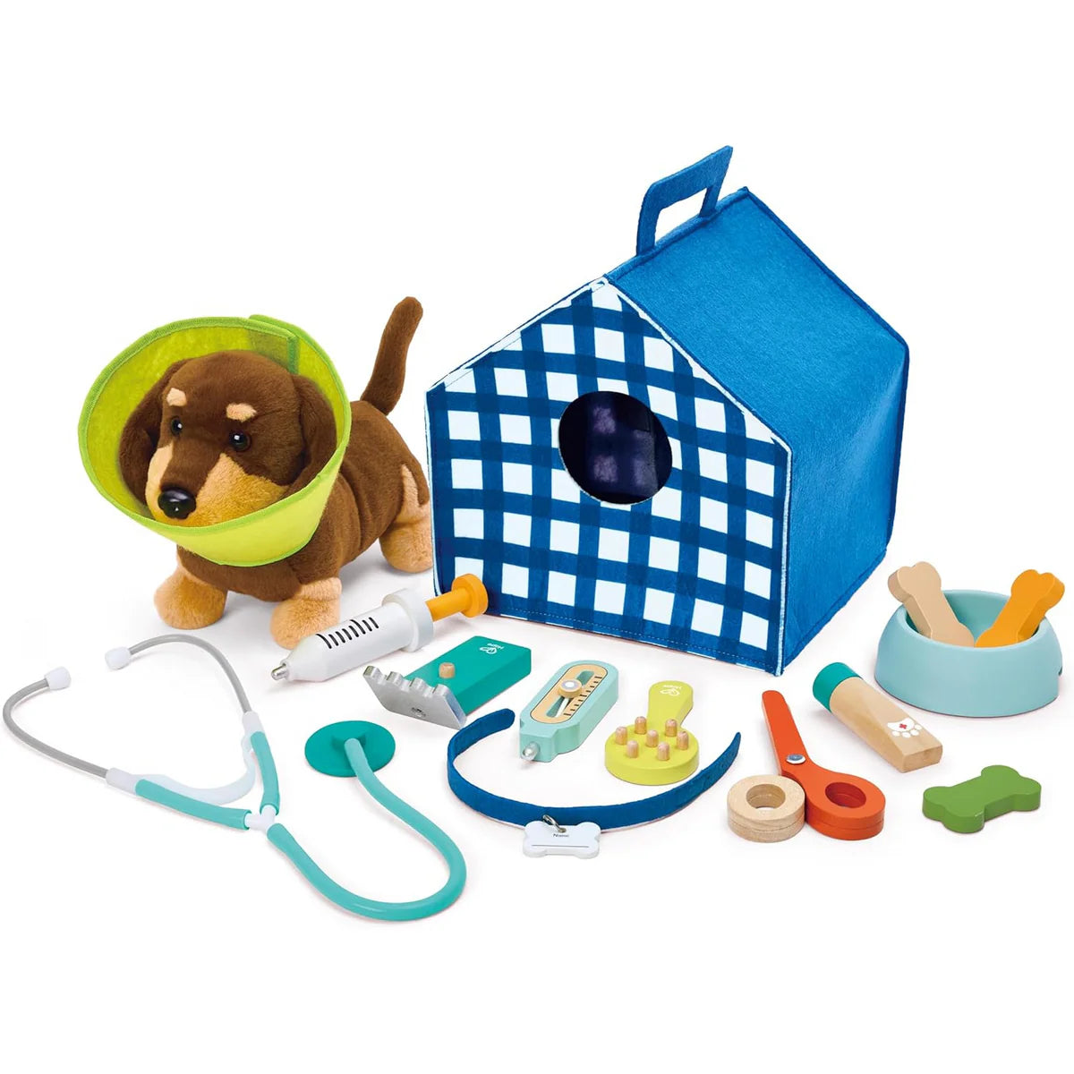 hape e3229 Set veterinario della clinica dei cuccioli