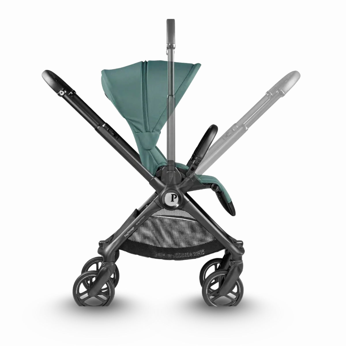 Trio Peg Perego Switch con Navicella Flex e car seat reclinabile lounge – Jade