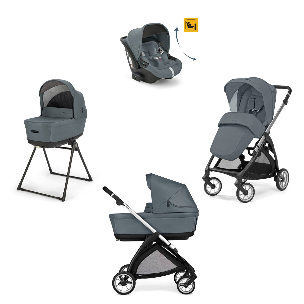 INGLESINA TRIO ELECTA CON DARWIN RECLINE VARI COLORI