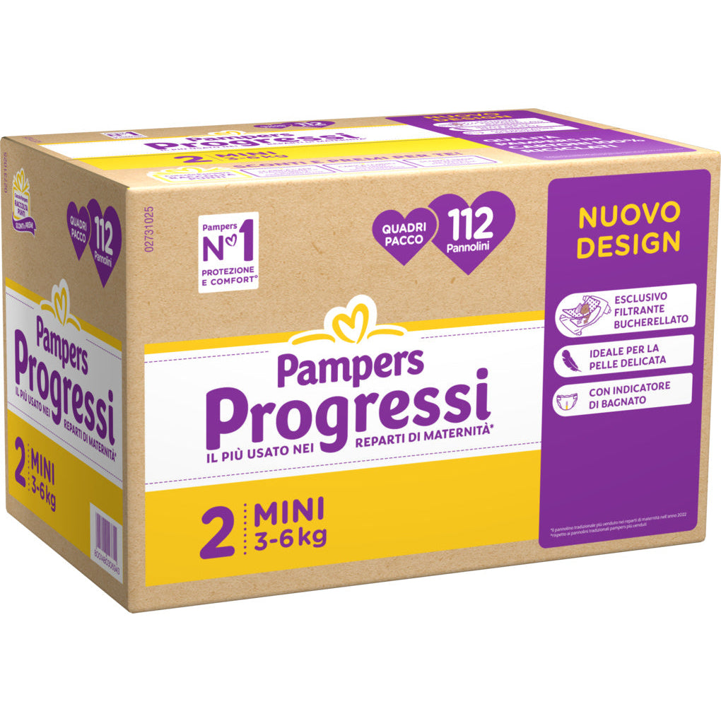 Pampers progressi mini quadri 2pz(lista n Anita e Marian)
