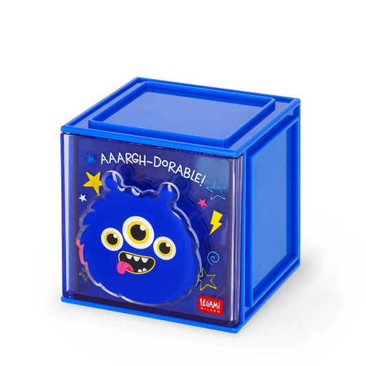 ADJUSTABLE DESK ORGANISER - CUTIE CUBE - MONSTER