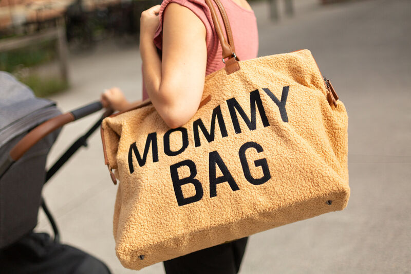 MOMMY BAG TEDDY MARRONE