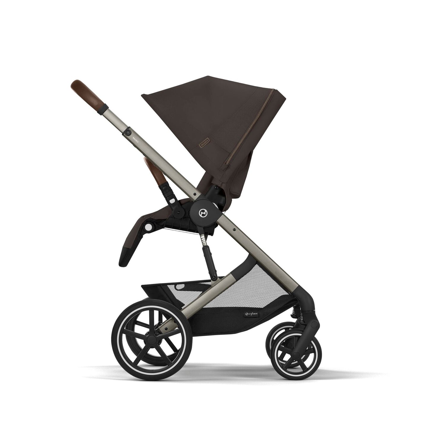 Trio Cybex Balios S Lux con Cloud G, adattatori e Navicella Chocolate brown