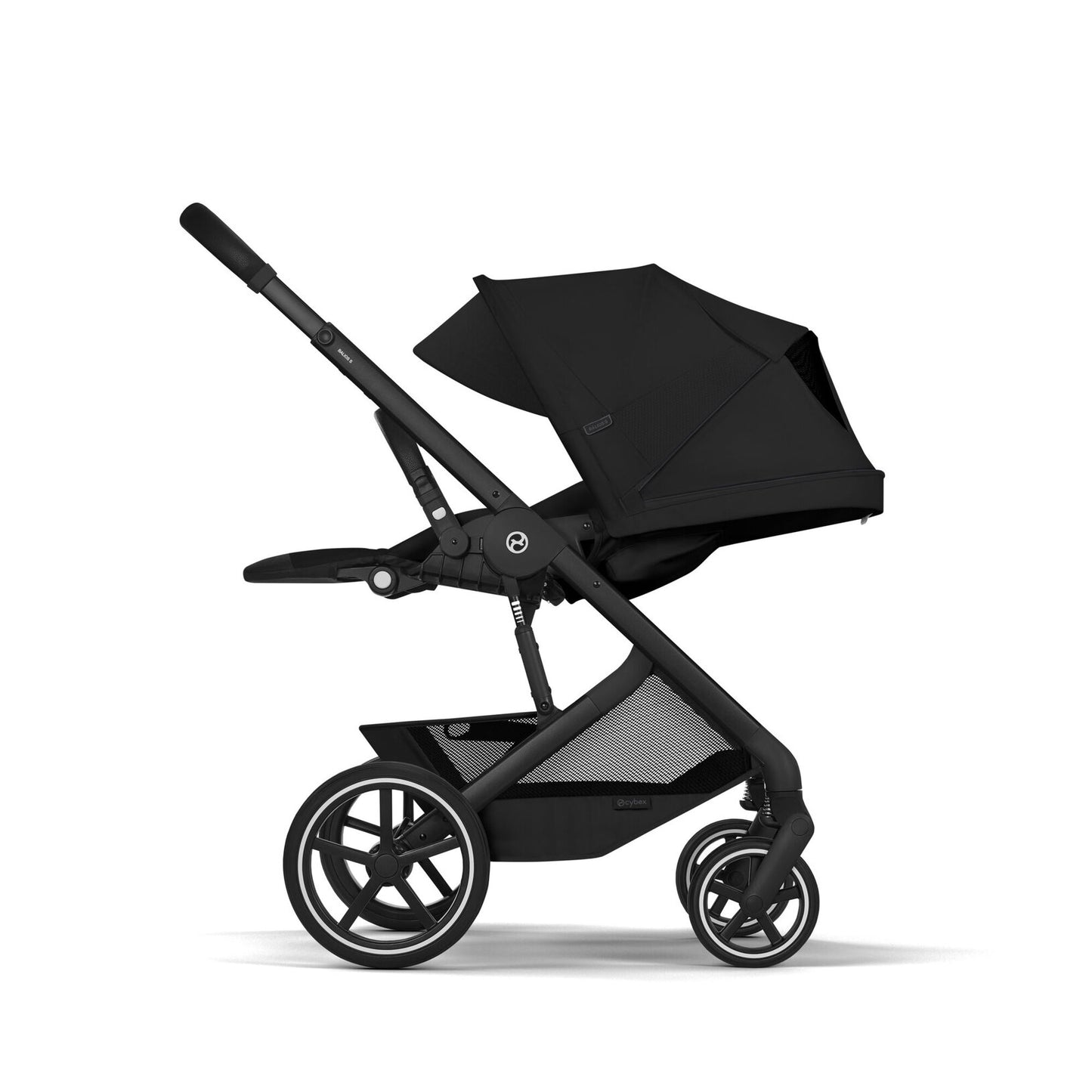 Balios S LUX BLK Moon Black con Navicella Richiudibile