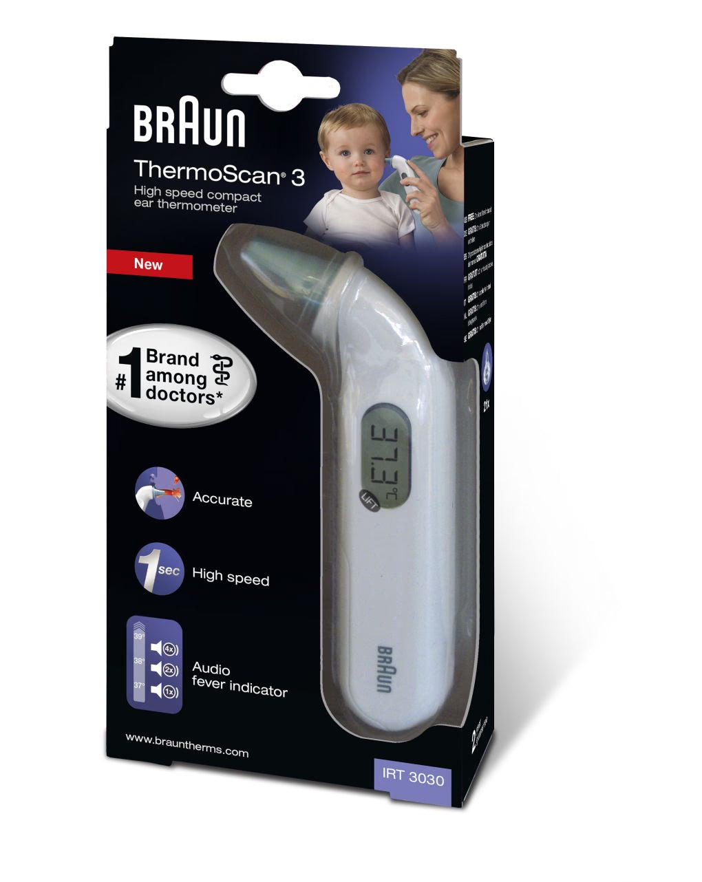 BRAUN THERMOSCAN 3 TERMOMETRO