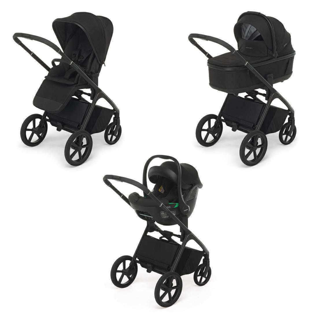 FOPPA PEDRETTI COMMANDER TRAVEL SYSTEM I-SIZEOnyx Black