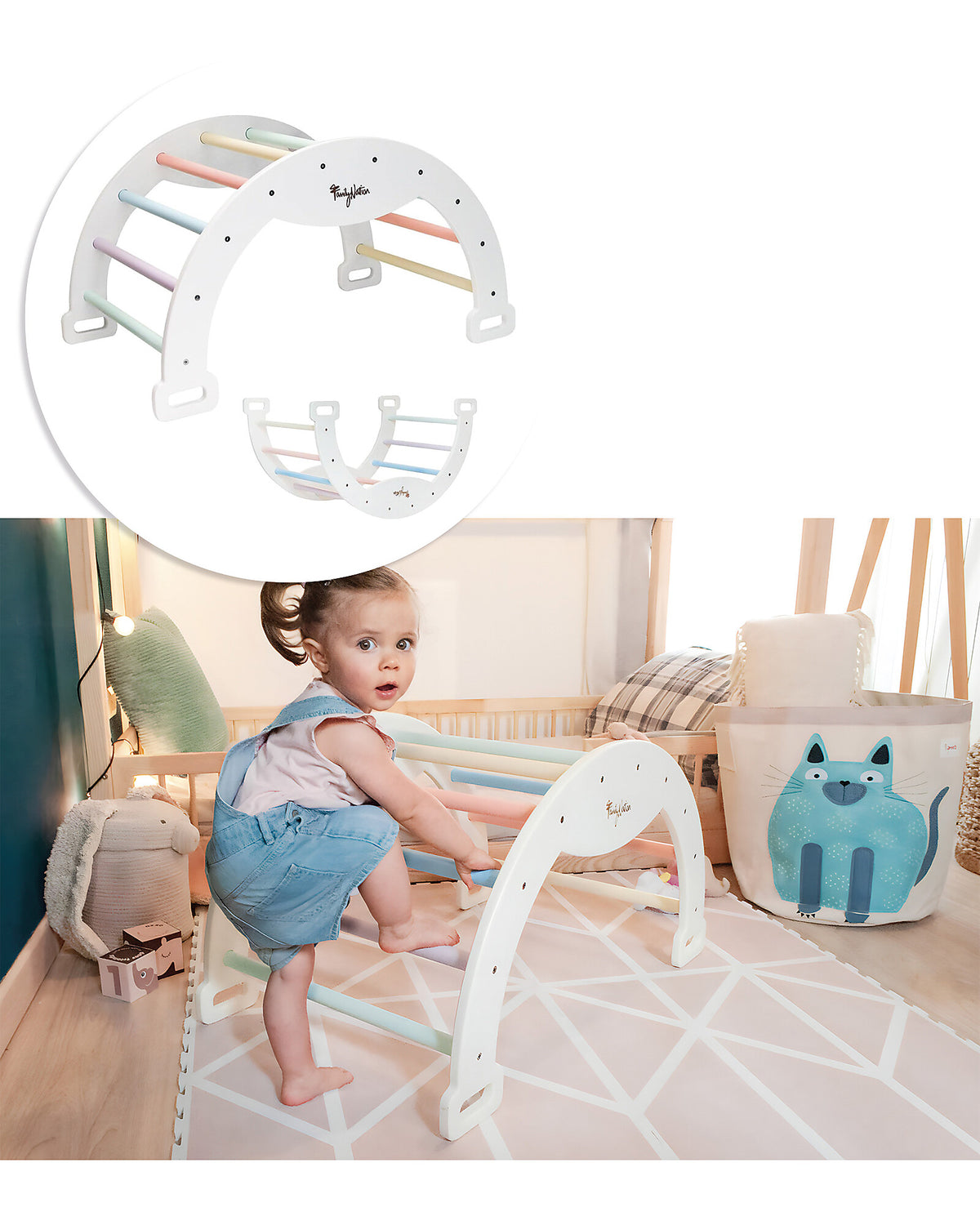 ARCO MONTESSORI RAINBOW COTTON CANDY