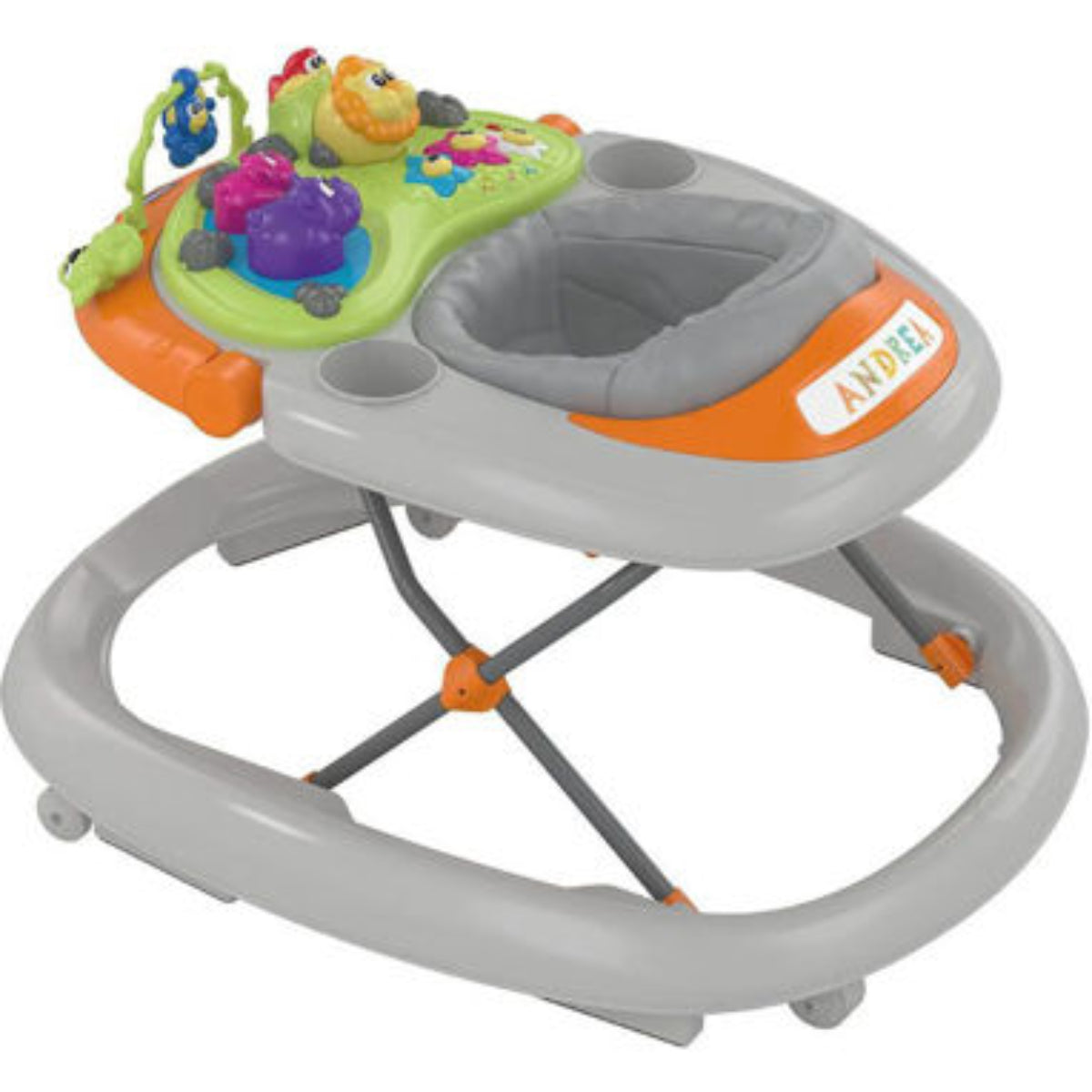 CHICCO GIRELLO WALKY TALKY BABY WALKER-GREY