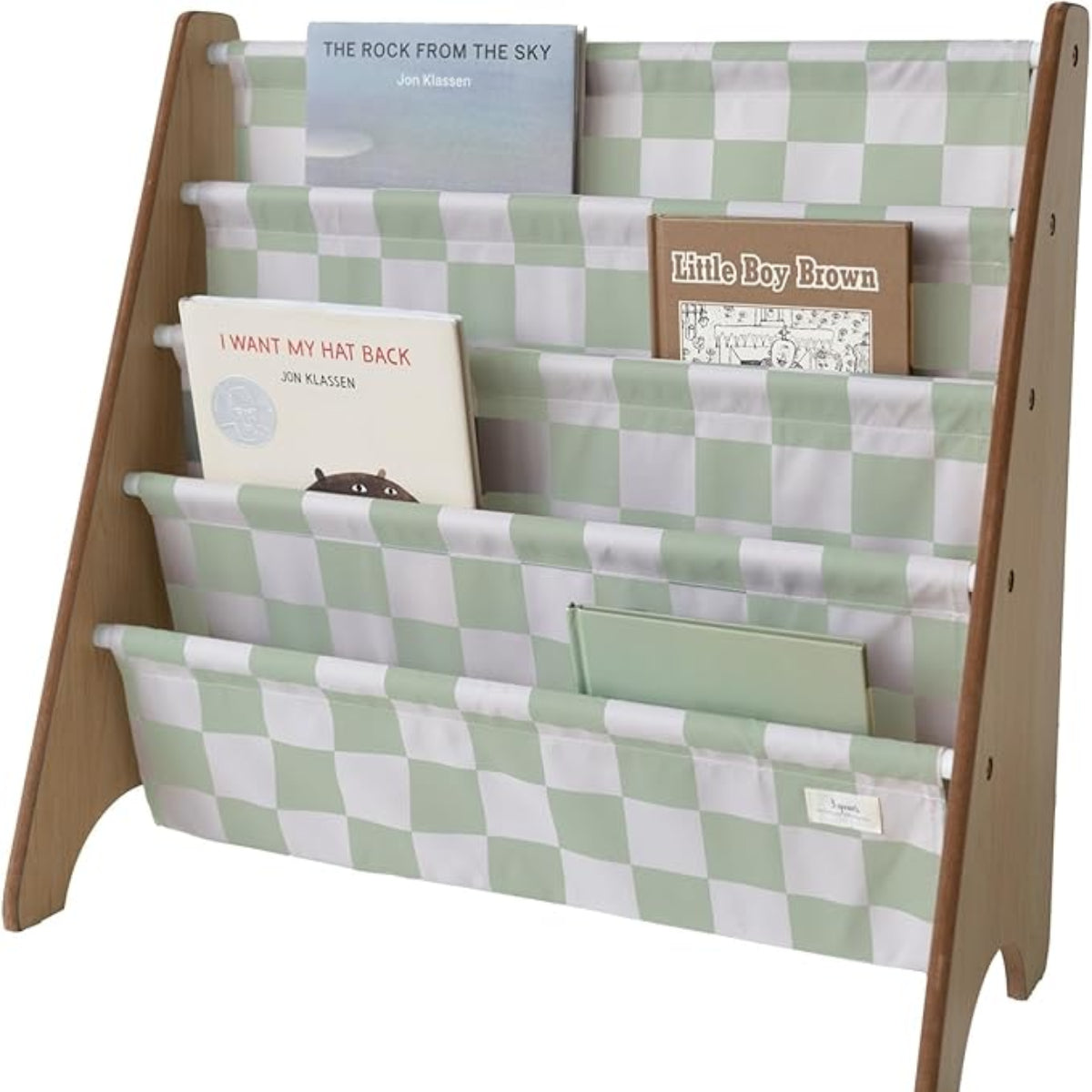 Libreria Frontale Montessoriana - Scacchi - Verde -