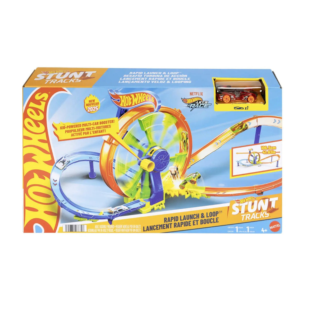 HOTWHEELS JBX65 PISTA LOOP ROTANTE