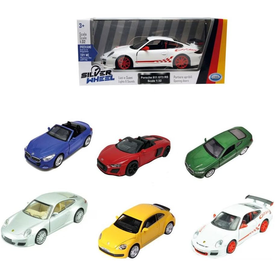 SILVER WHEEL - AUTO TEDESCHE SC.1:28/32, LUCI, SUONI, RETROCARICA