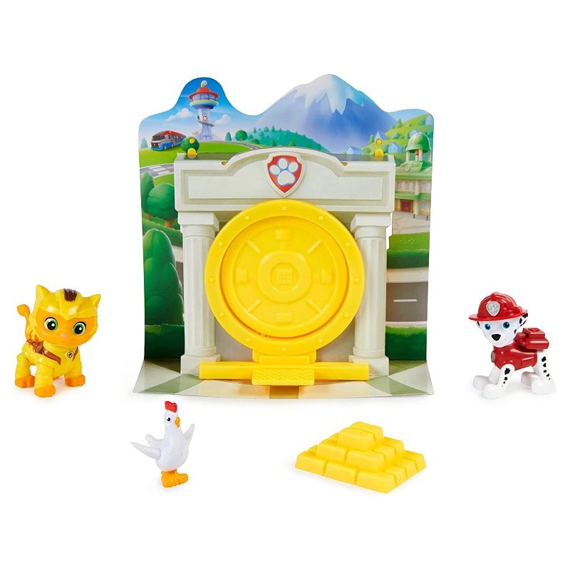PAW PATROL Cuccioli con Mini Playset Catpack Ass.to