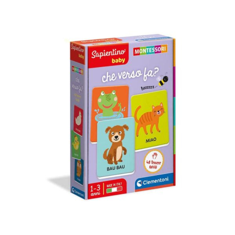 SAPIENTINO BABY MONTESSORI - CARD CHE VE