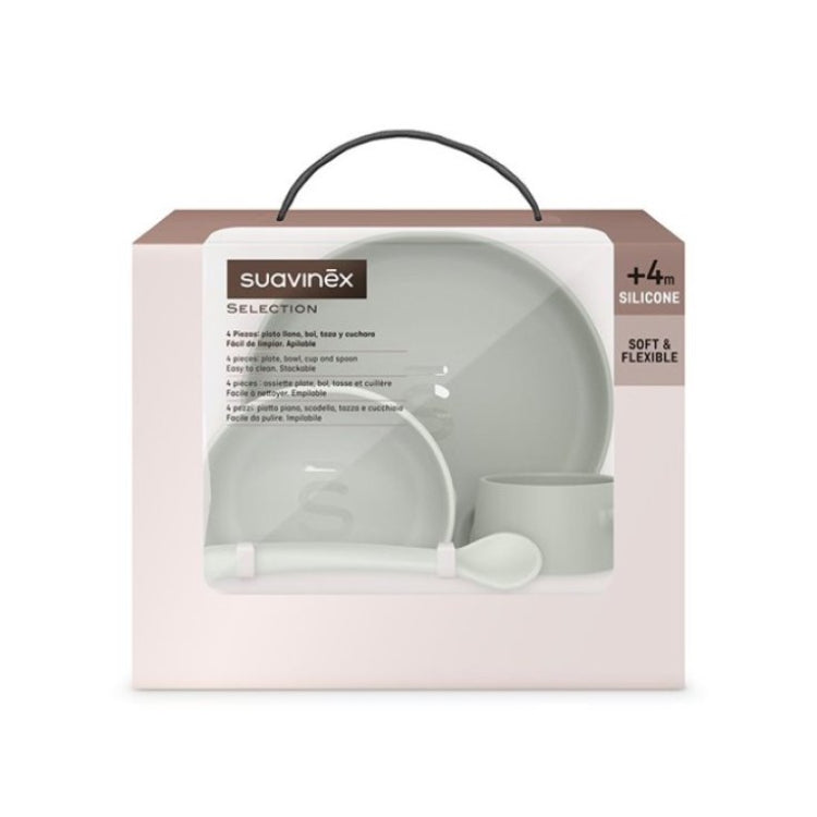 SUAVINEX ESSENCE SET SVEZZAMENTO SILICONE VERDE