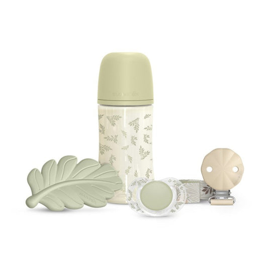 POETRY  SET REGALO  VERDE (SUCCH 0/6M + BIB  + CLIP + MASSAG. )