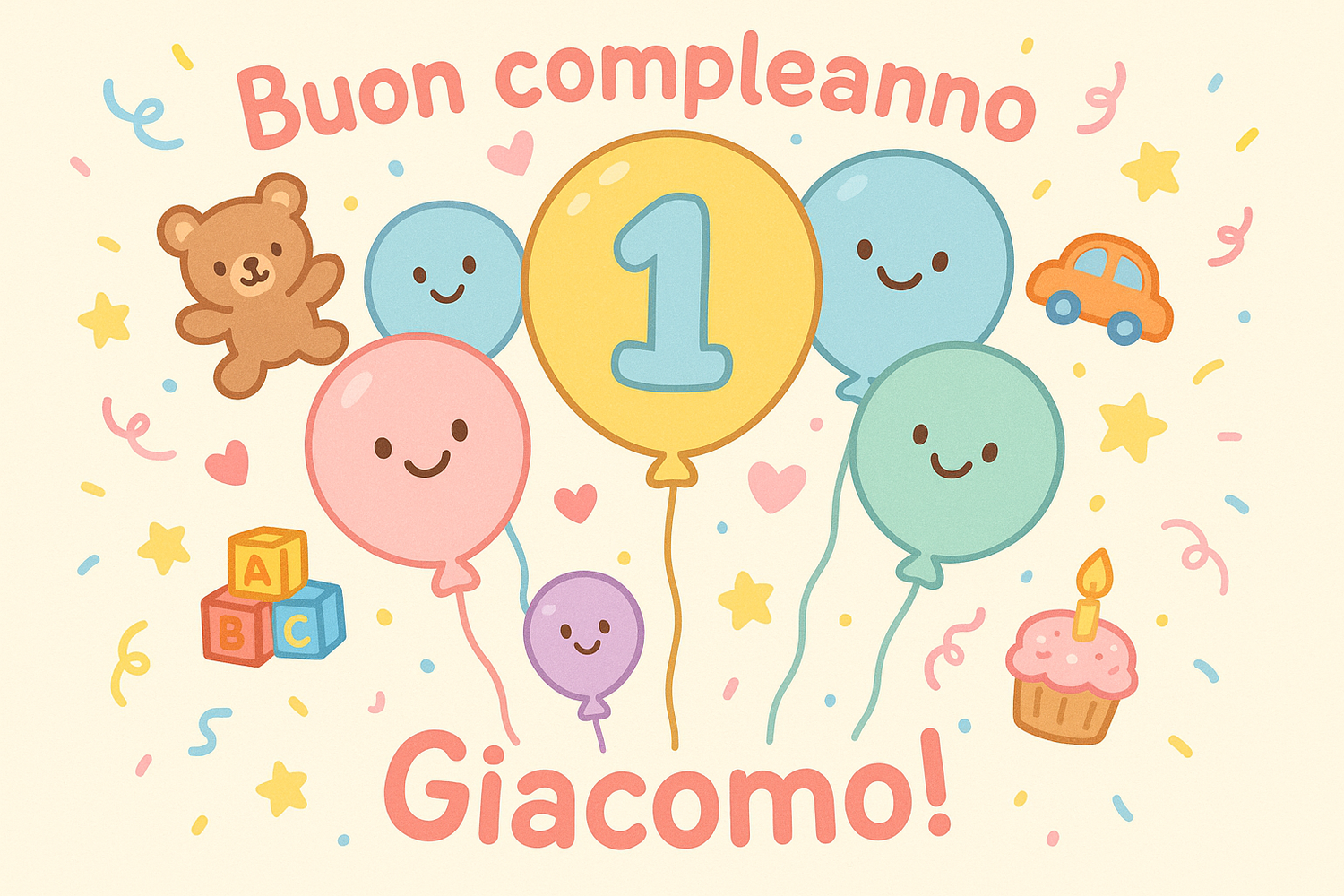 LISTA COMPLEANNO GIACOMO
