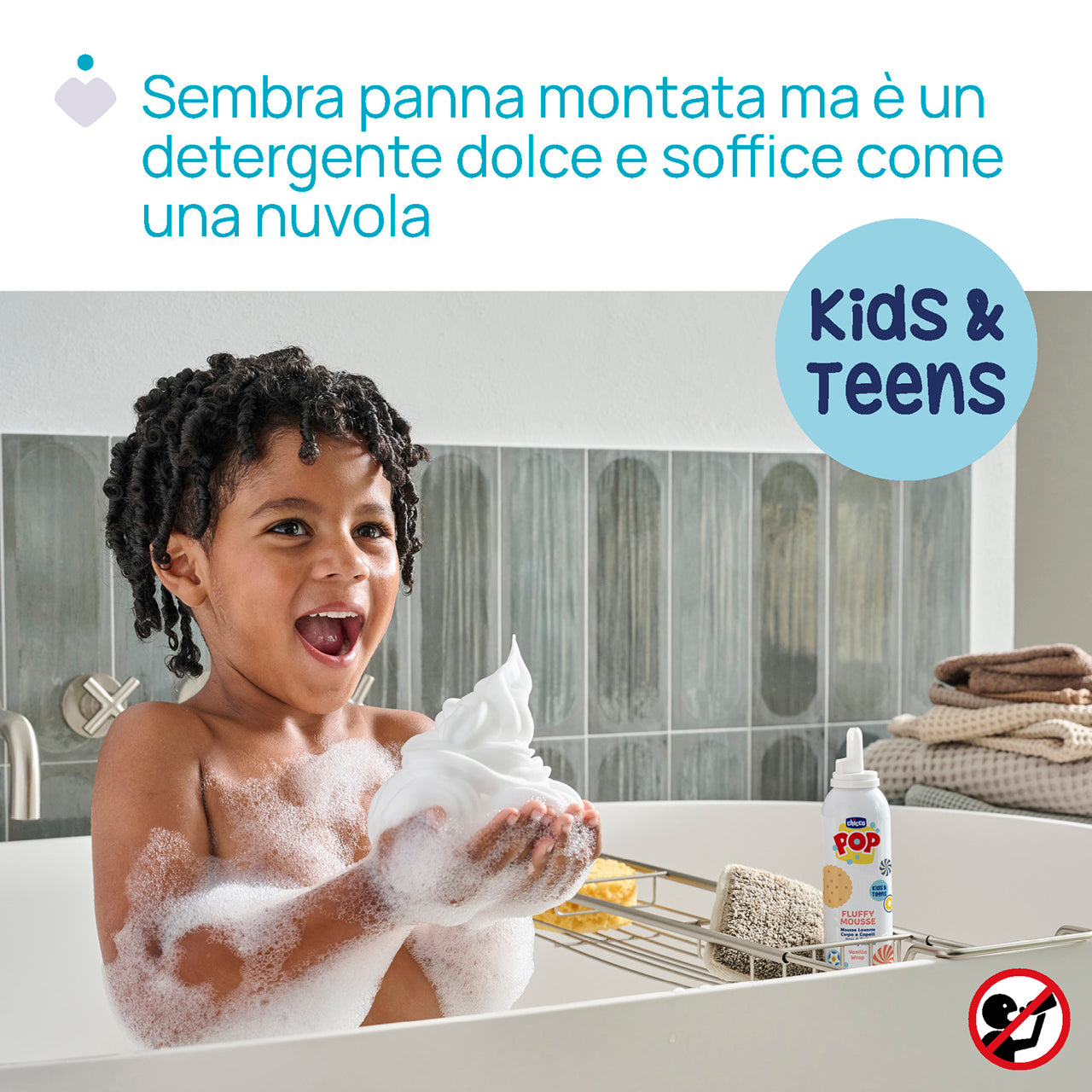 CHICCO FLUFFY MOUSSE LAVANTE VANILL 200ML