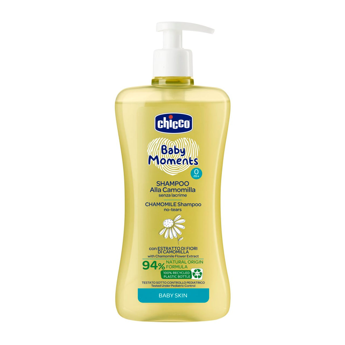 Shampoo Chicco Baby Moments Camomilla 0+ 500 ml
