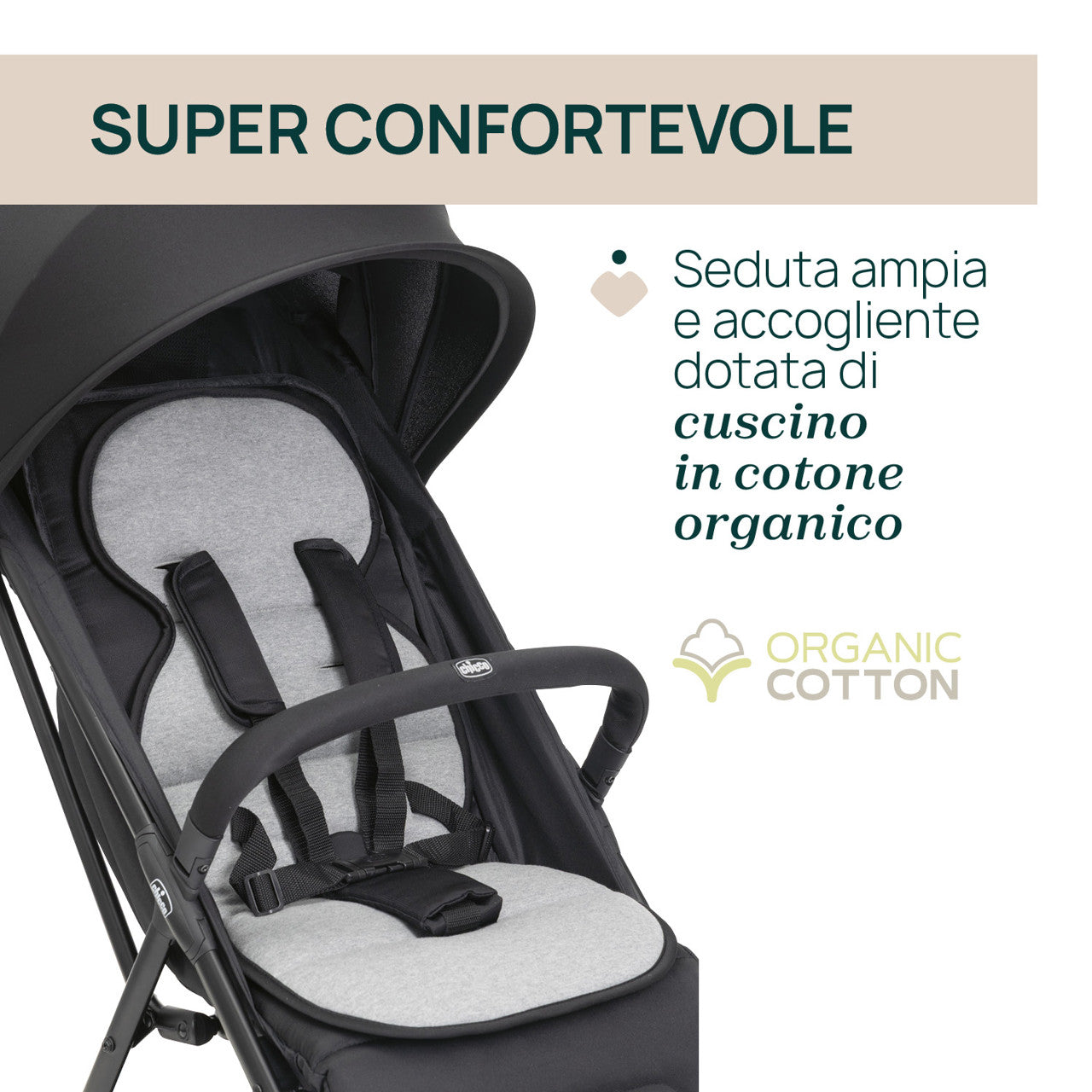 CHICCO PASSEGGINO TAORMINA CHARCOAL