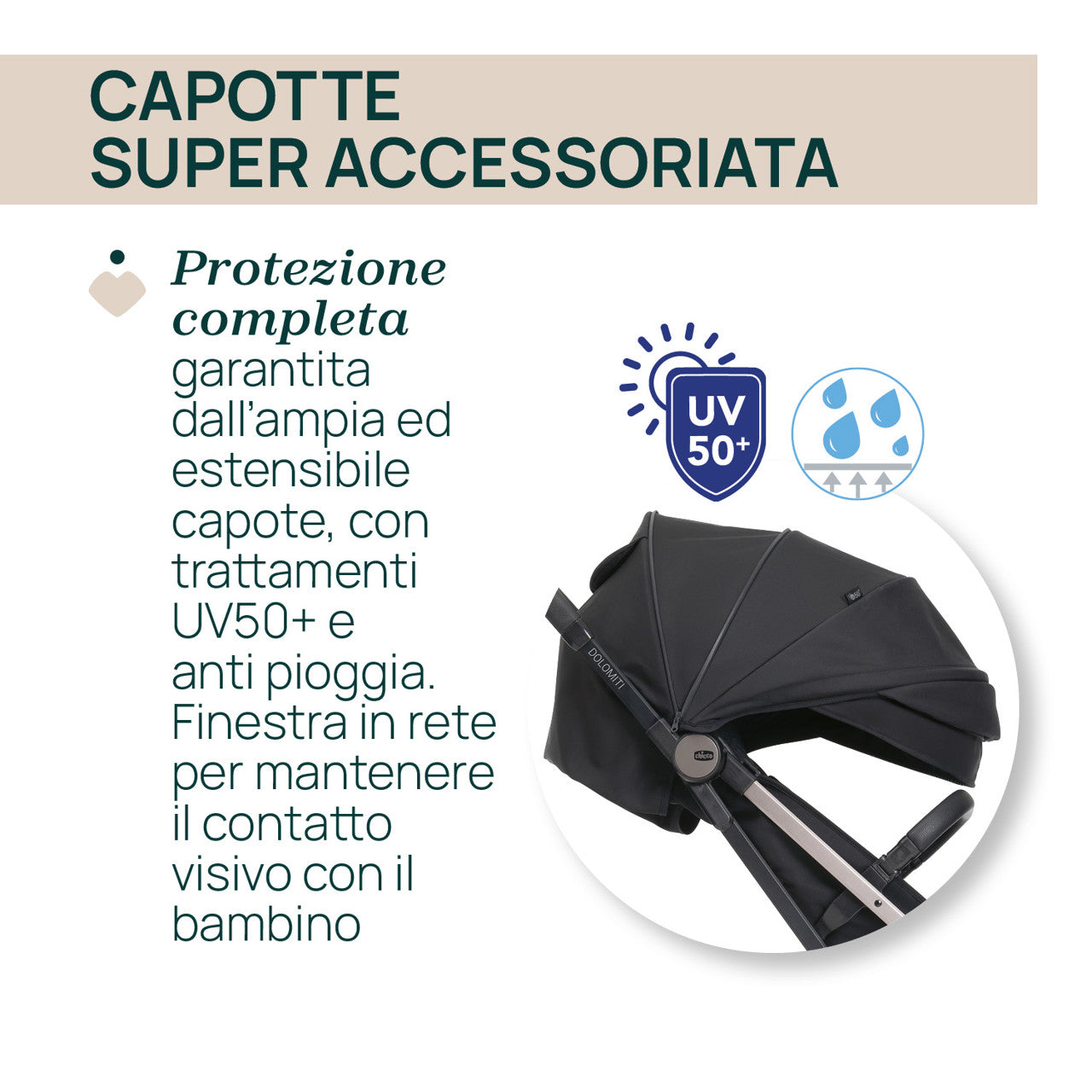 CHICCO PASSEGGINO DOLOMITI CHARCOAL