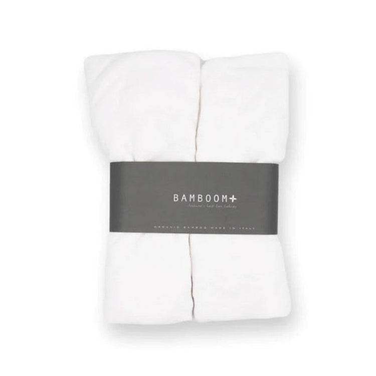 Bamboom copri materasso per culla 2pz 80x40cm - lenzuolo con angoli (lista n Andrea e Giada)