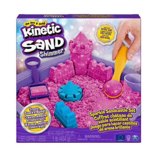 KINETIC SAND Playset Castello di Sabbia Shimmer Rosa