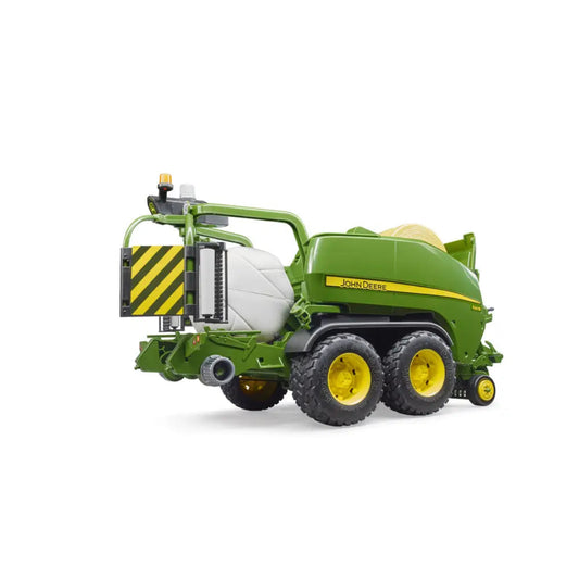 BRUDER 02032 Rimorchio John Deere pressaballe C441R