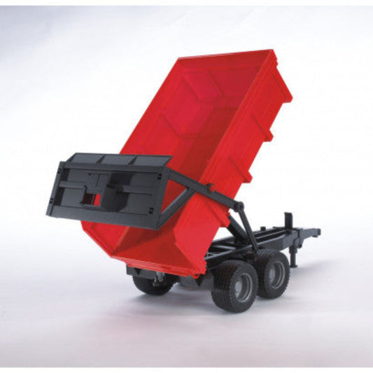 BRUDER 02211 Rimorchio ribaltabile (rosso)