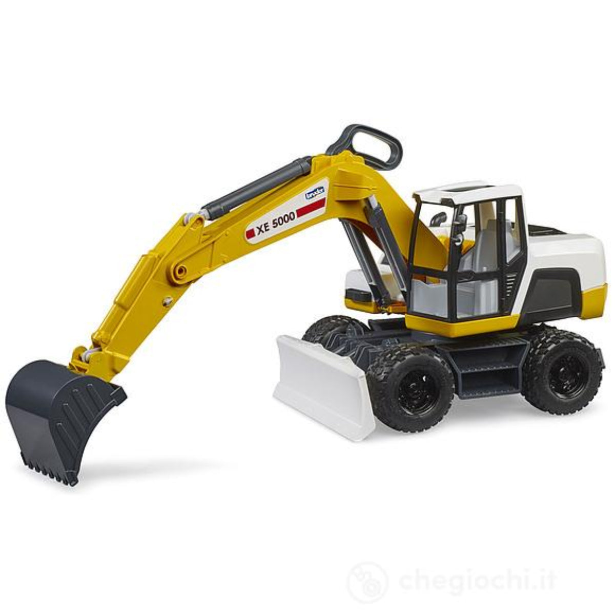 BRUDER 03413 escavatore su ruote