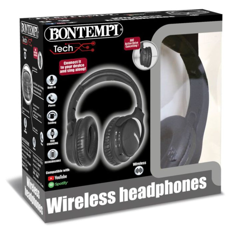 bontempi Cuffia Wireless con riduzione Rumore (ANC / ENC)