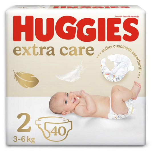 HUGGIES PANNOLINI BEBE 3-6KG TG 2
