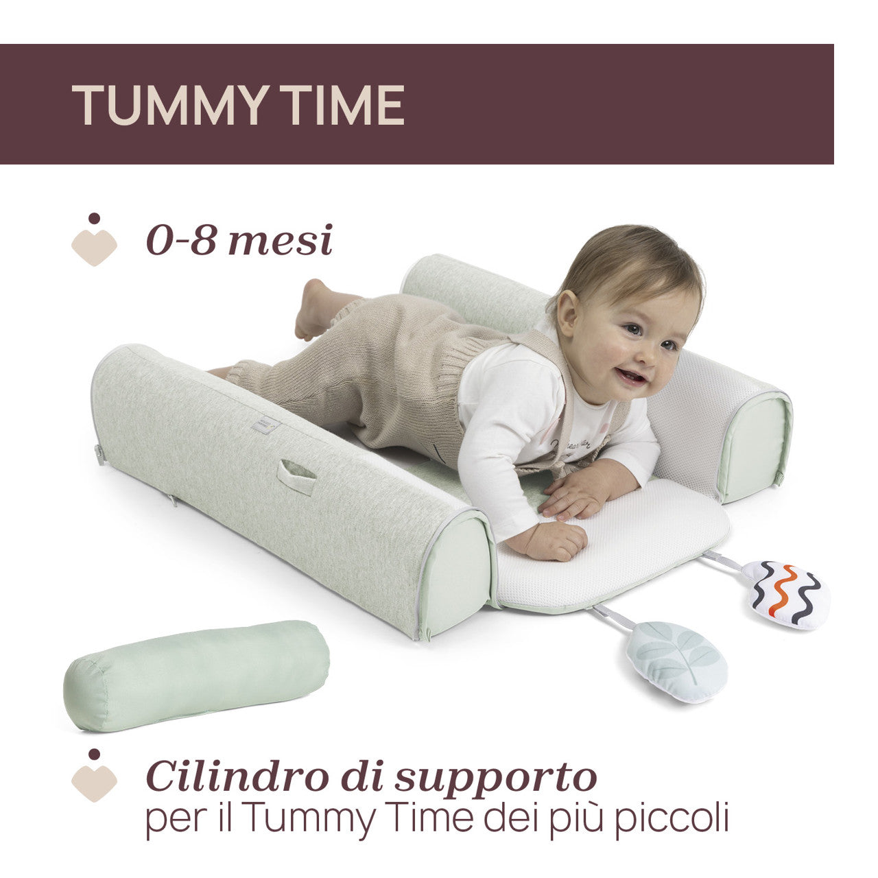 CHICCO RIDUTTORE MOMMY POD 4IN1 OLIVE