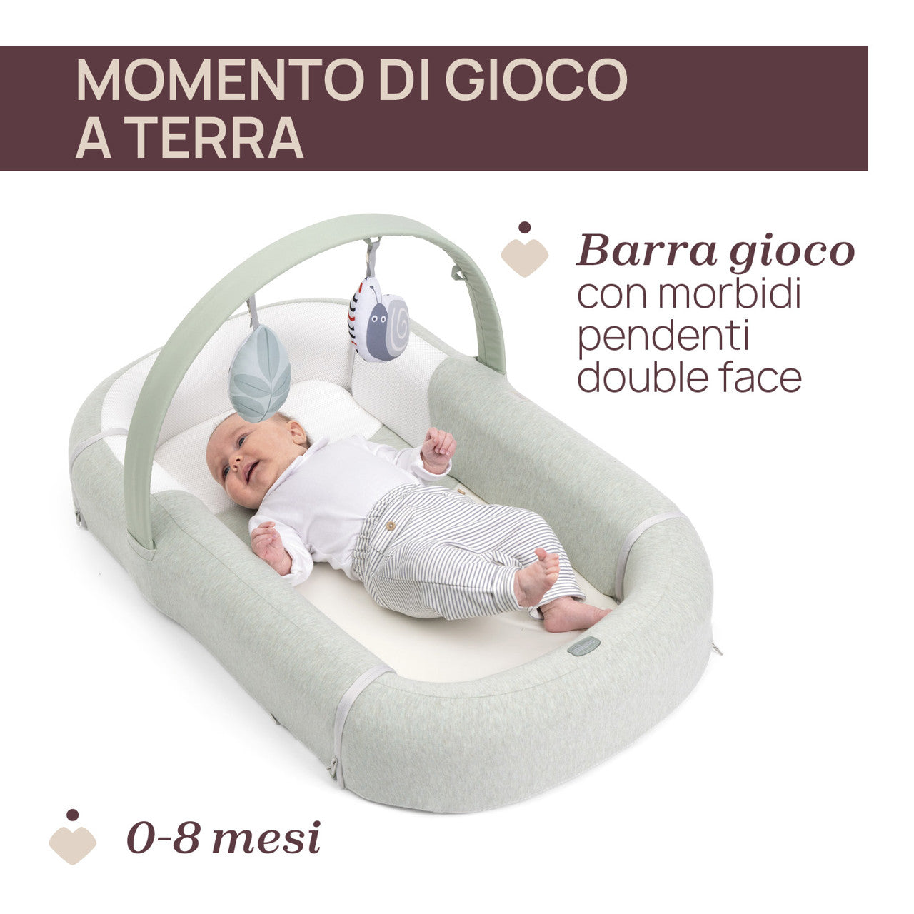 CHICCO RIDUTTORE MOMMY POD 4IN1 OLIVE