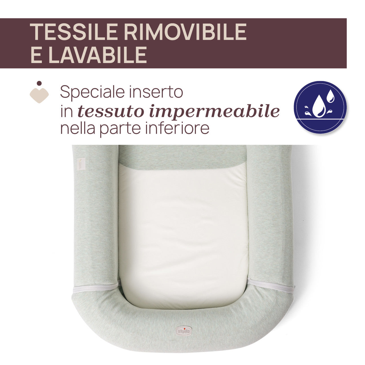 CHICCO RIDUTTORE MOMMY POD 4IN1 OLIVE