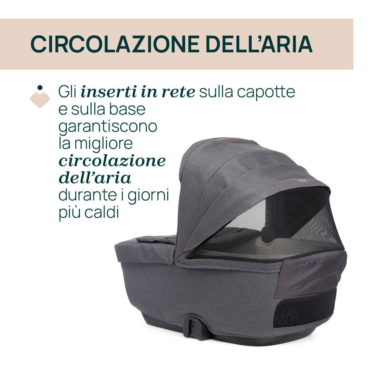 Trio Chicco Bellagio 2 Black Satin OneTouch