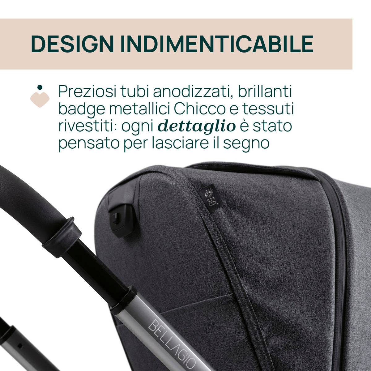 Trio Chicco Bellagio 2 Amber Glow OneTouch