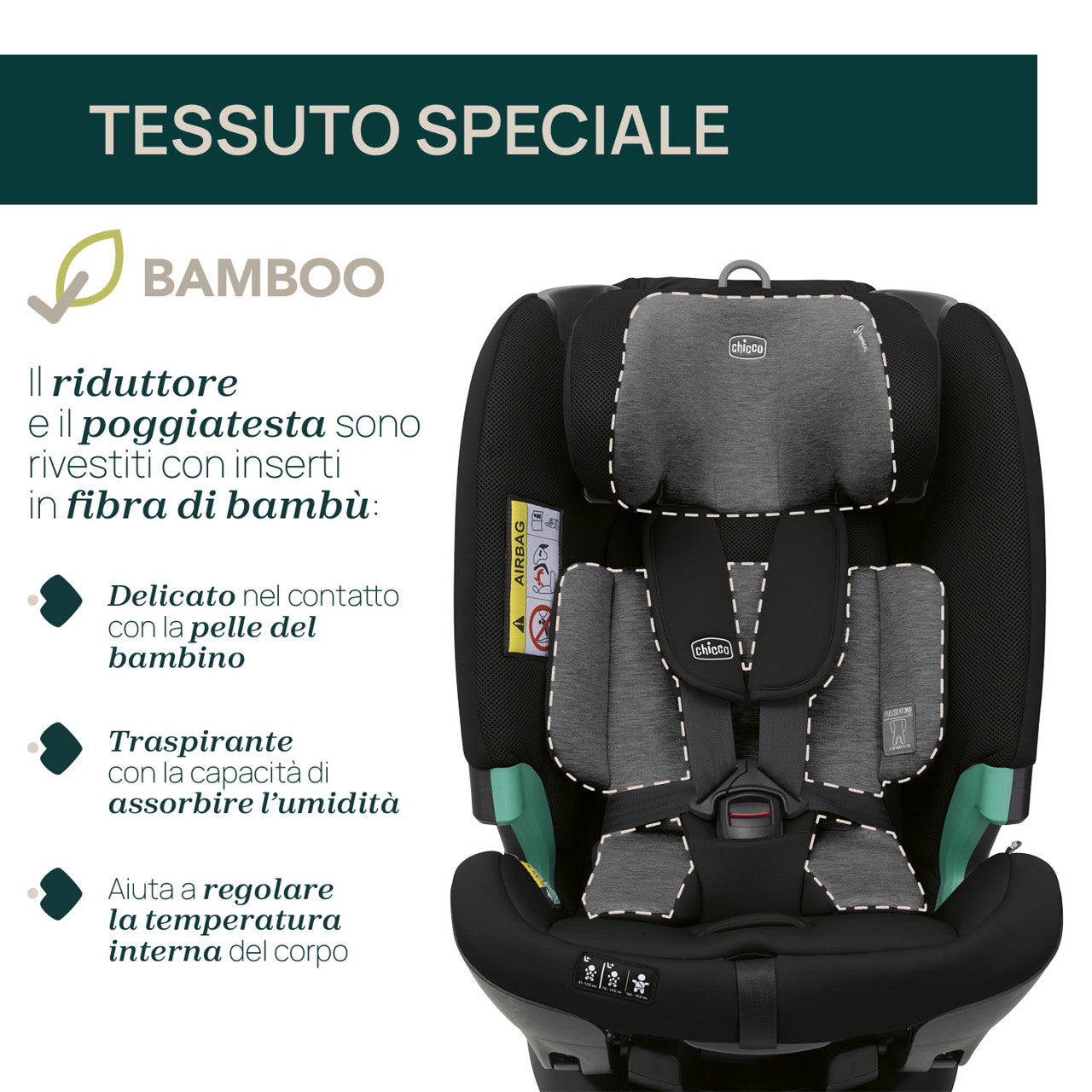 CHICCO SEGGIOLINO FULLSEAT 360 SATIN