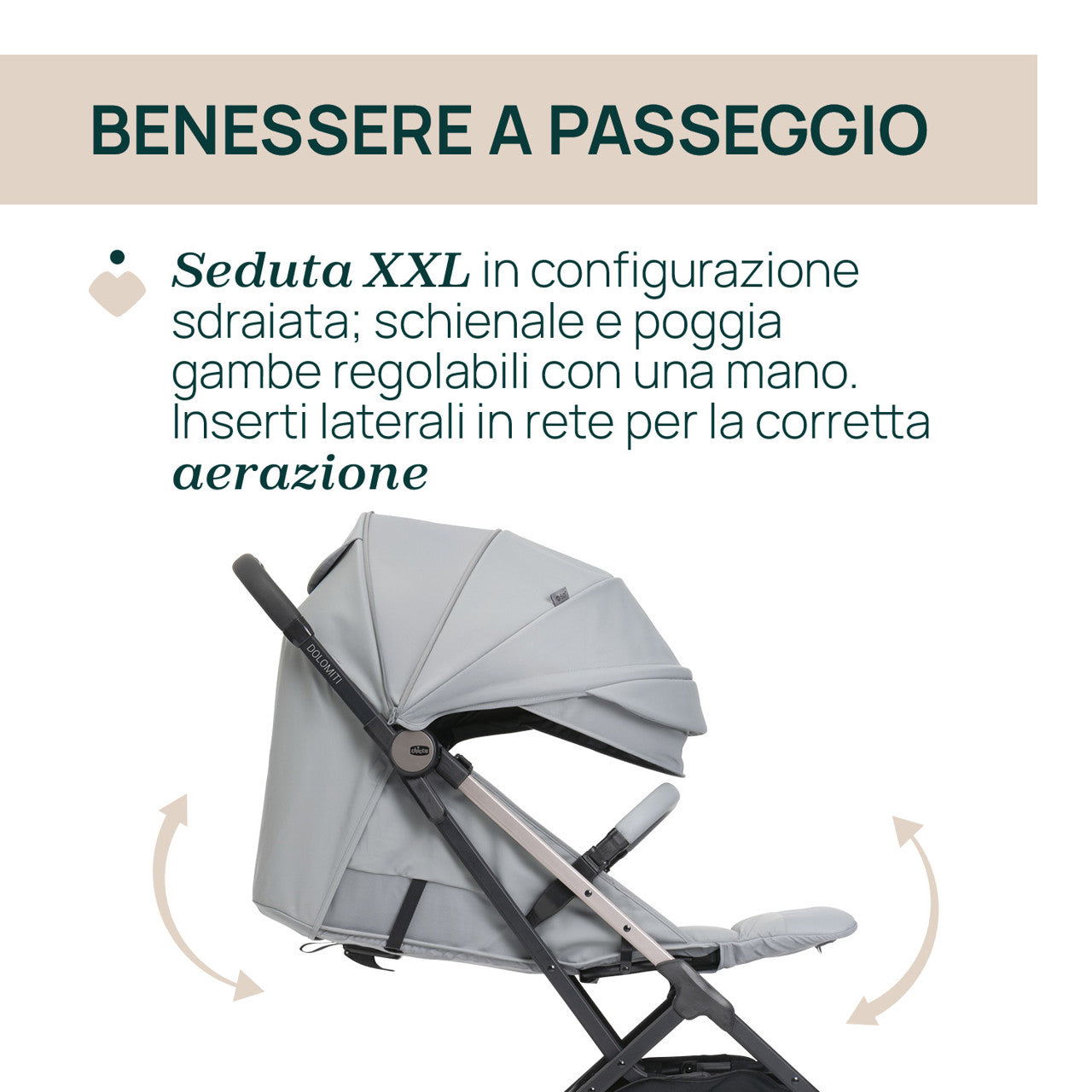 CHICCO PASSEGGINO DOLOMITI PEBBLE