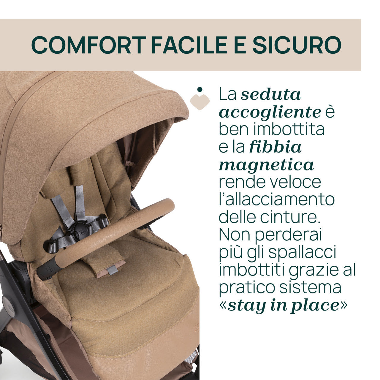 CHICCO TRIO BELLAGIO 2 CARAMEL CON FIRST SEAT