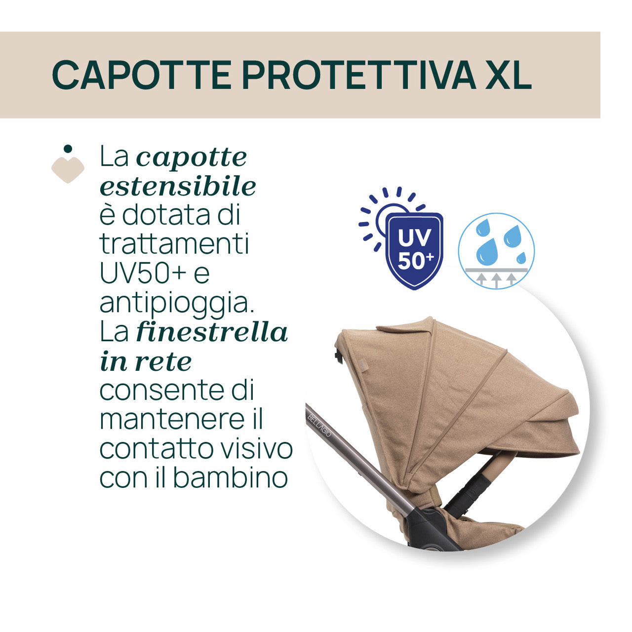 CHICCO TRIO BELLAGIO 2 CARAMEL CON FIRST SEAT