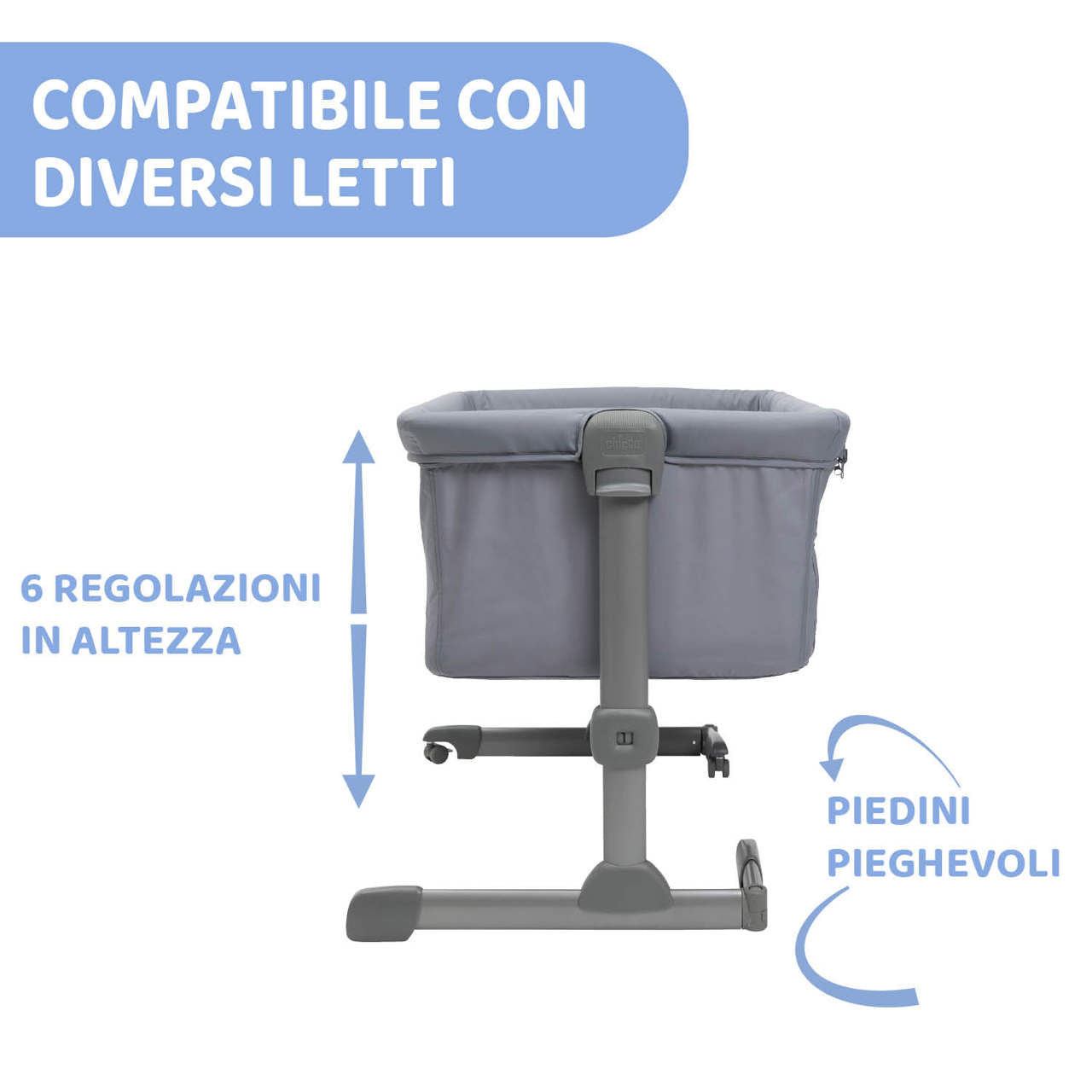 Chicco Next2Me Essential Culla Co-Sleeping Stone