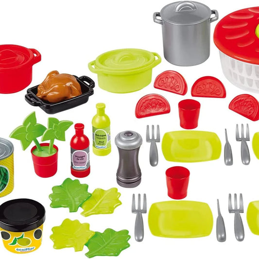 100% Chef Set Cucina con lava insalata e 43 accessori
