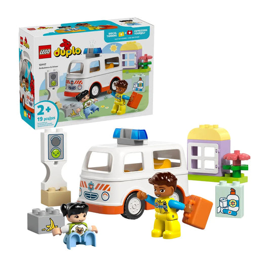 DUPLO 10447 Town Ambulanza e autista
