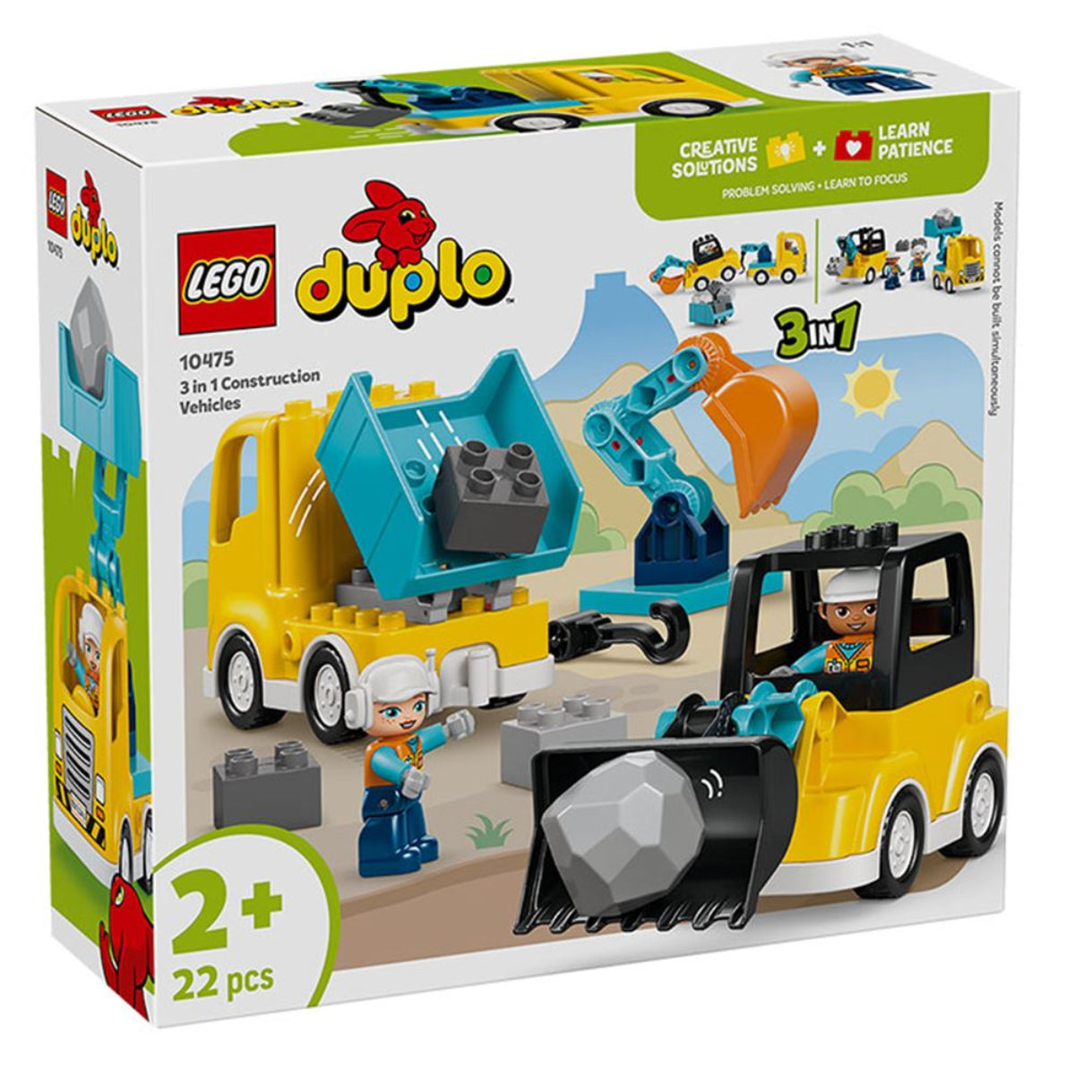 LEGO 10475 Veicoli da cantiere 3 in 1