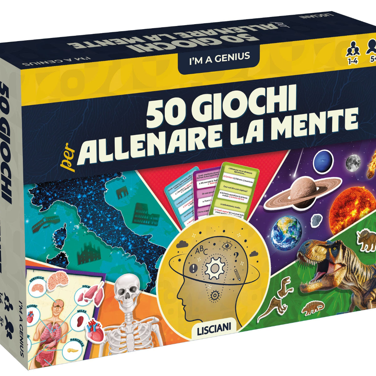 LISCIANI I'M A GENIUS 50 GIOCHI EDUC.107421
