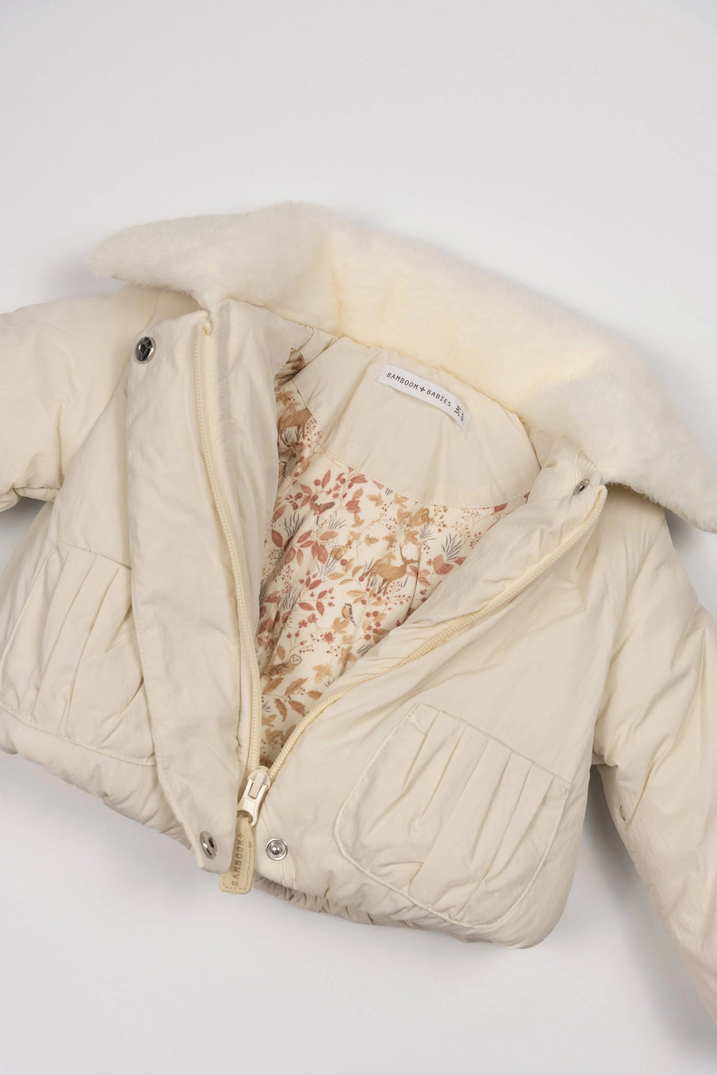 Jacket Girl with CollarWarm White9-12M1088